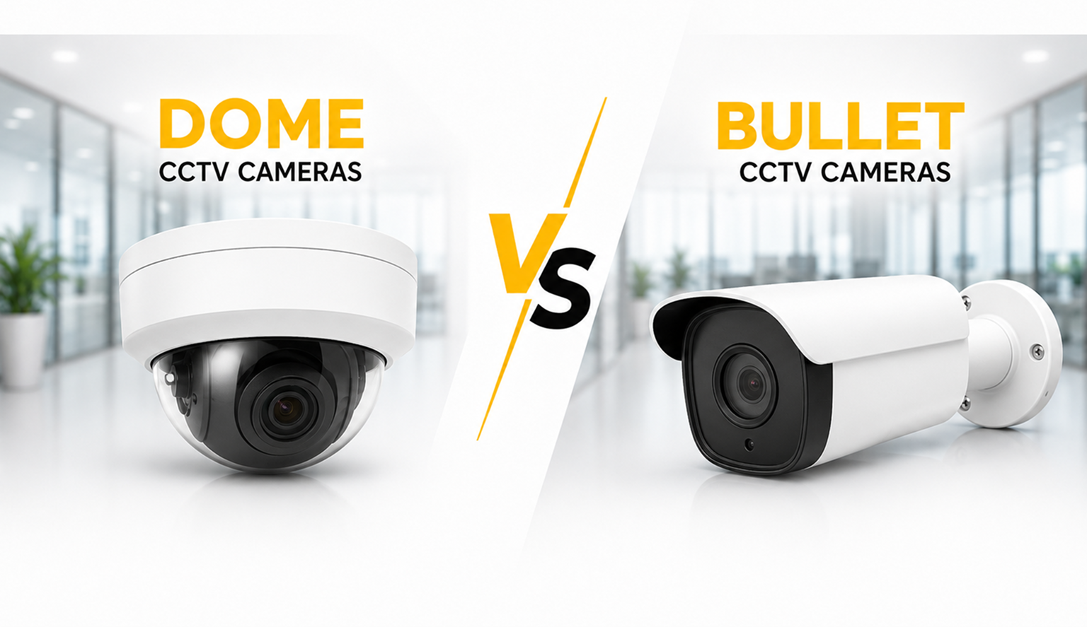 Dome vs Bullet CCTV Cameras: Which One Should You Buy?