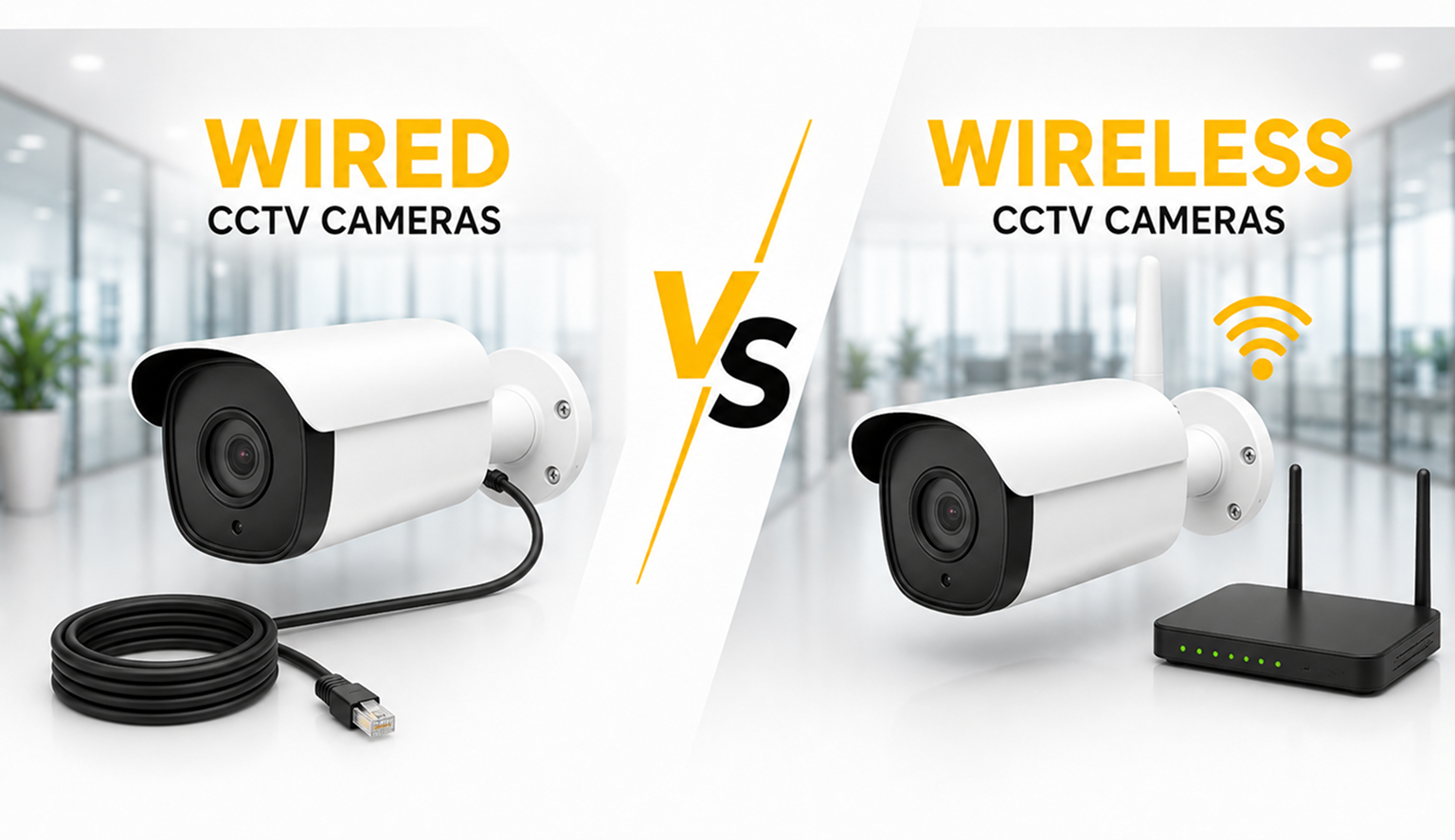 Wired vs Wireless CCTV Cameras: Which Is Better?