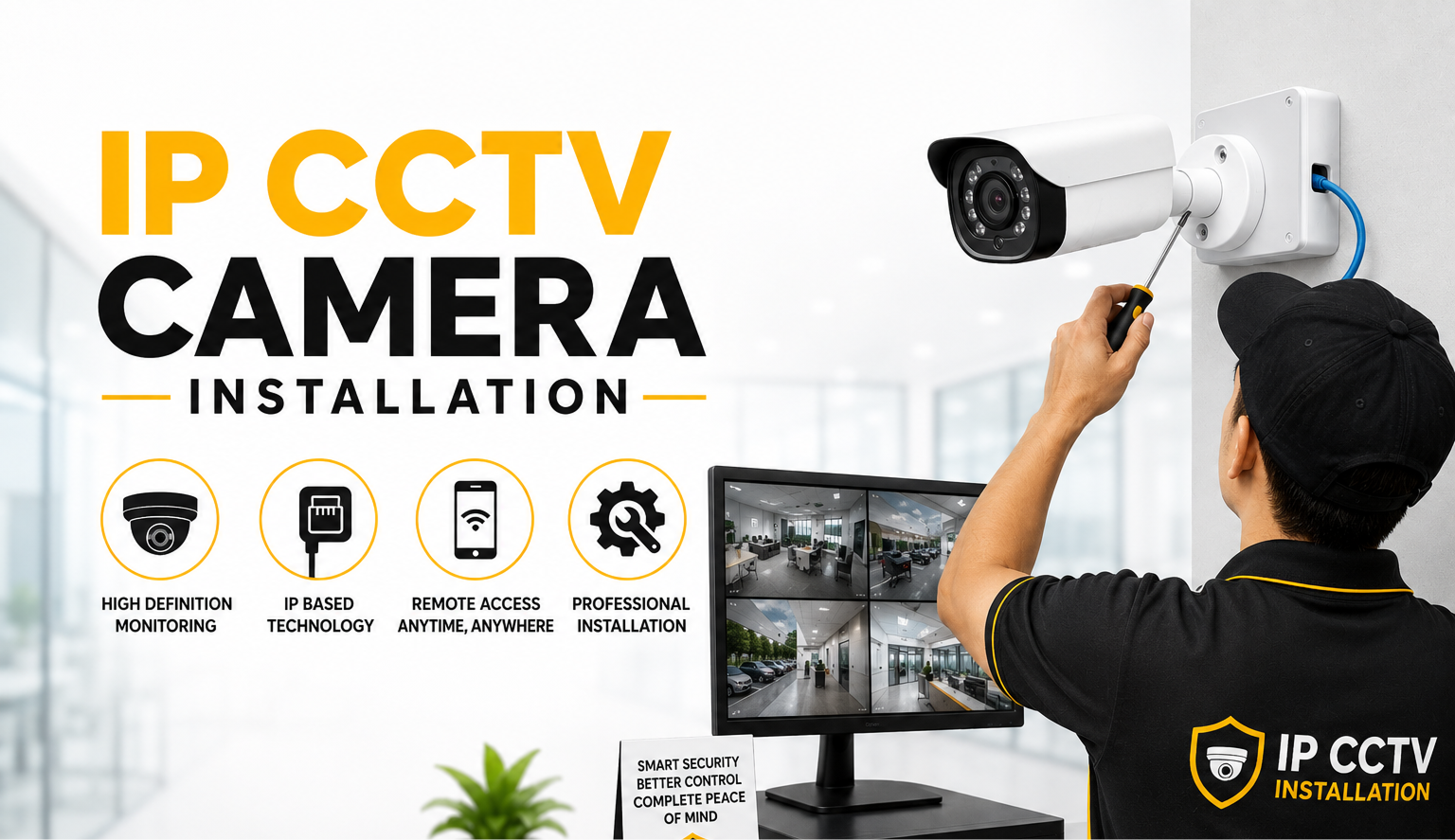 IP CCTV Camera Installation